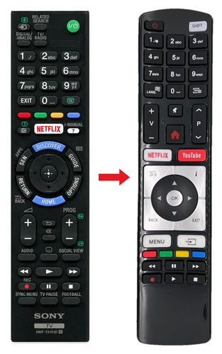 Telecomando ricambio per - telecomando,